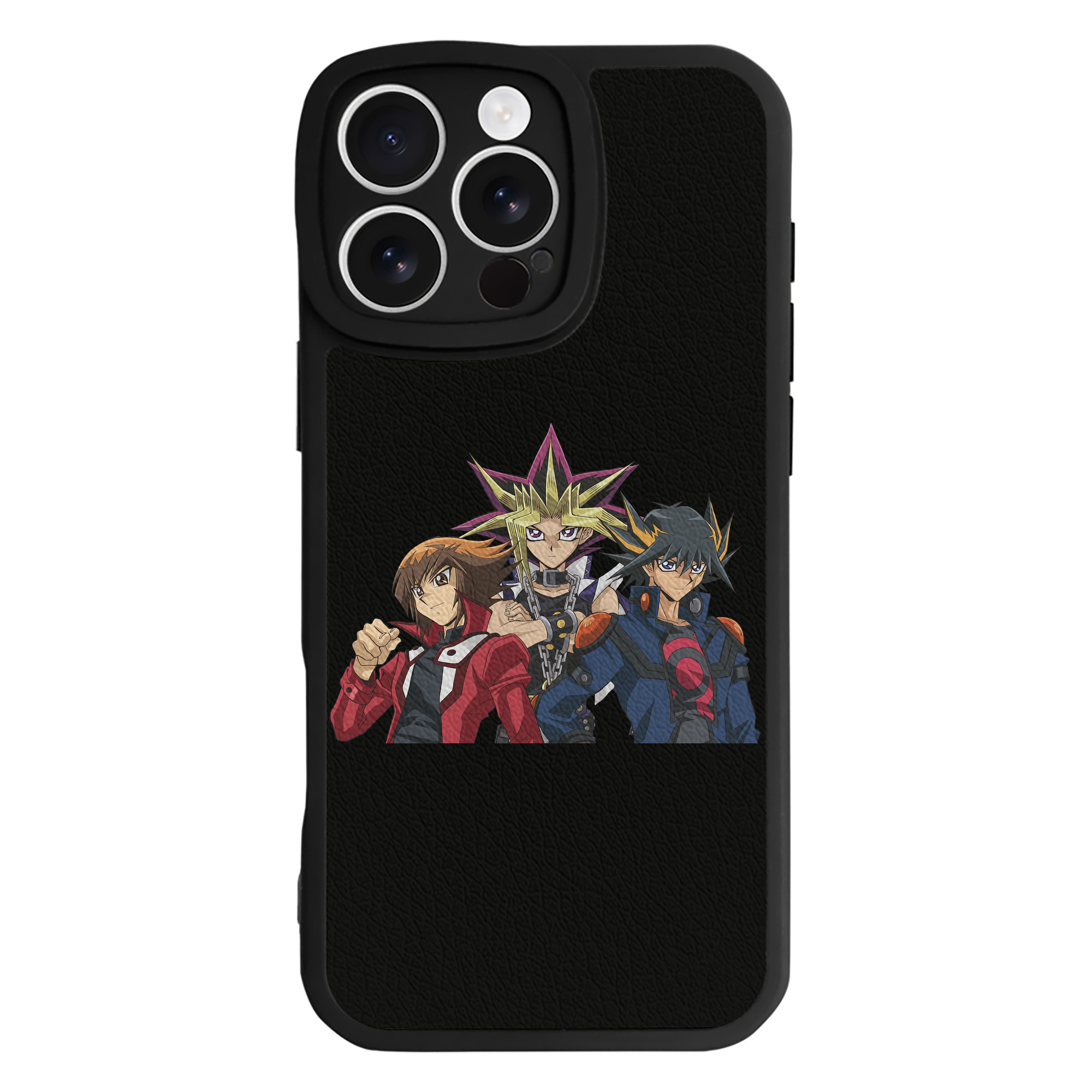 遊☆戯☆王 Yu-Gi-Oh! 【iPhone 16シリーズ対応】シリコンスマホケース（レザー調） 材質：シリコン